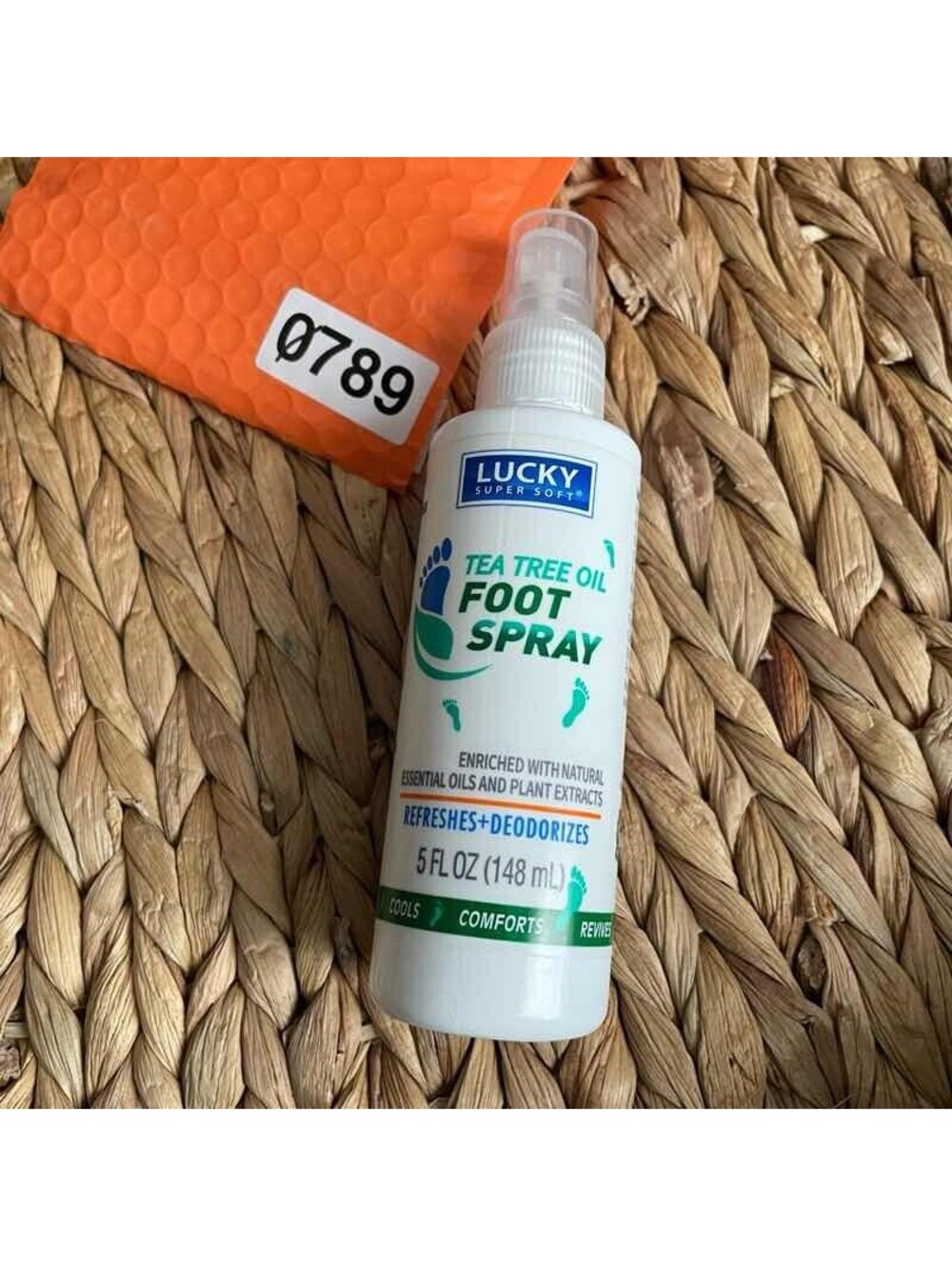 ✅Lucky Super Soft Tea Tree Oil Foot Spray 5oz Deodorizing Refreshing #️⃣789